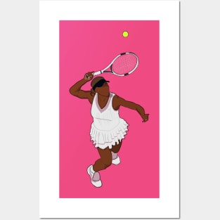 Serena Williams Serve Posters and Art